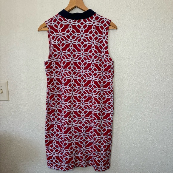 Talbots sleeveless Nautical Rope above knee shift dress. Women’s Medium - Picture 5 of 6